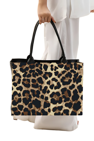 LEOPARD PRINT TOTE BAG