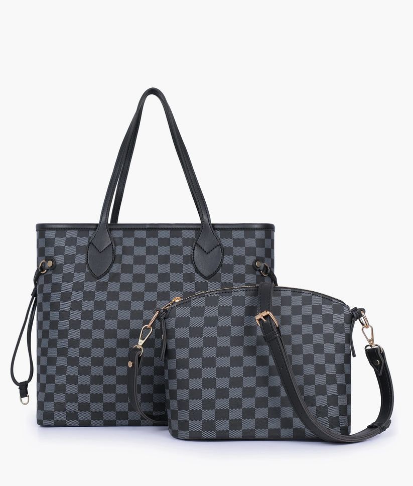 checkered neverfull two piece set